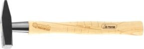 Peddinghaus Schlosserhammer mit Stielschutzhülse aus Stahl und Holzgriff, 200 g - Bild 1