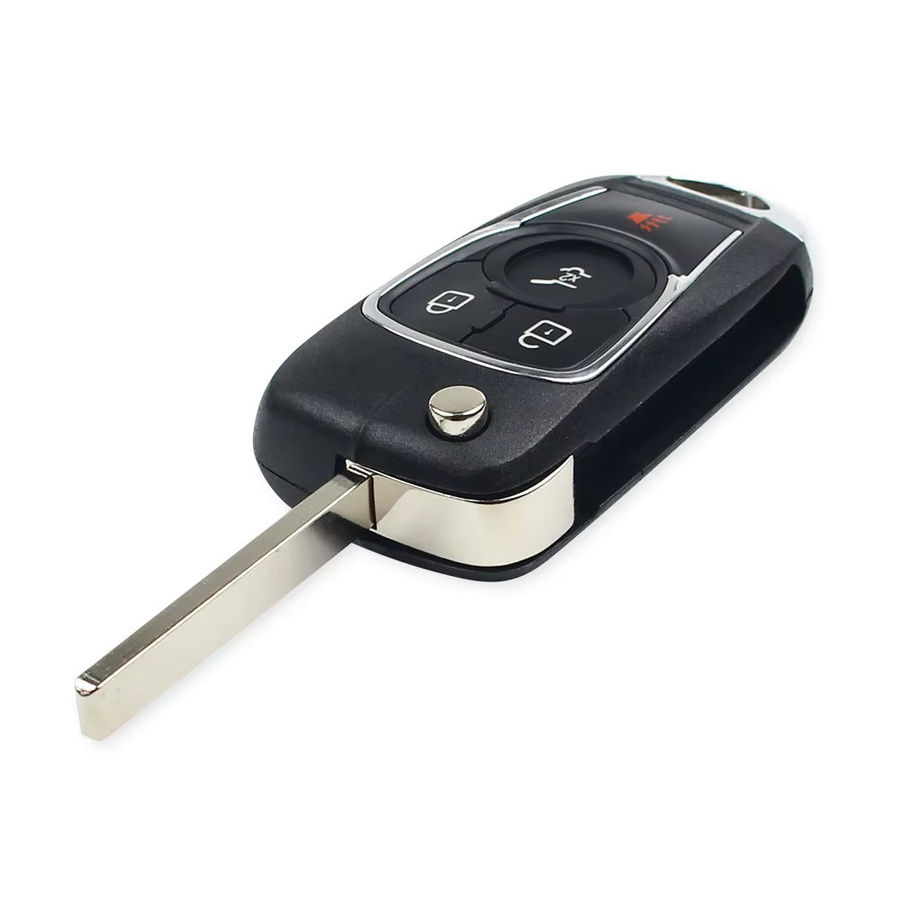 KEYYOU Flip Schlüssel Gehäuse für Chevrolet Cruze und Opel Insignia Astra J Zafira, Schwarz, Ersatz Shell für 2/3/4/5 Tasten - Bild 2
