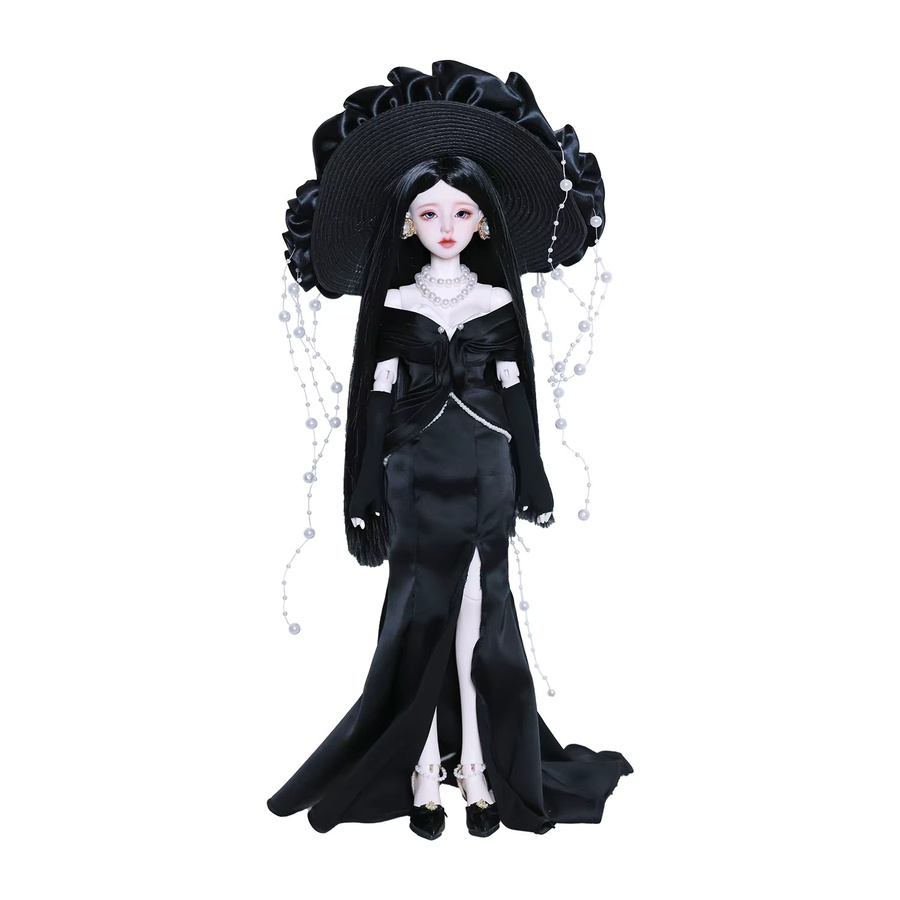 JOYBJD Lvy E 1/4 Gelenkpuppe, Edle Dame, Schwarzes Kleid, Komplettset - Bild 2