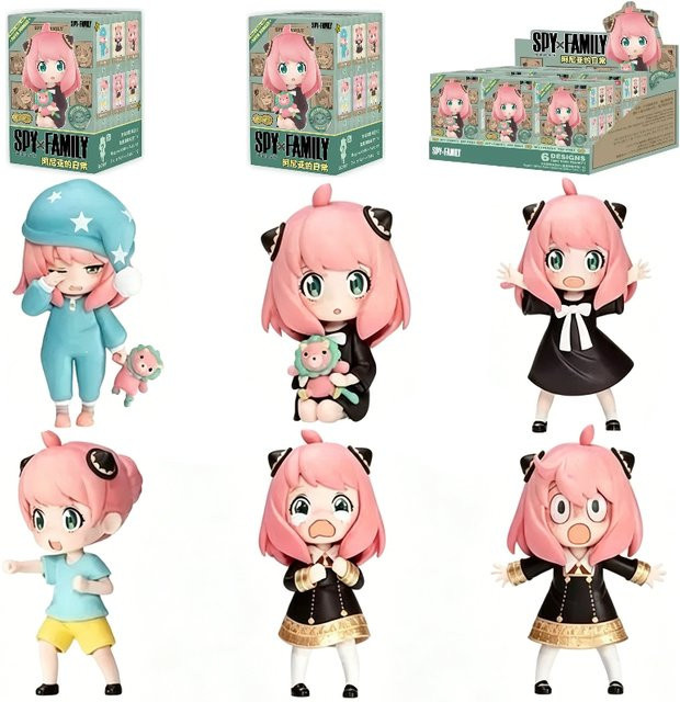 Bandai Spy x Family Anya Blind Box Figur, Einzelfigur - Bild 1