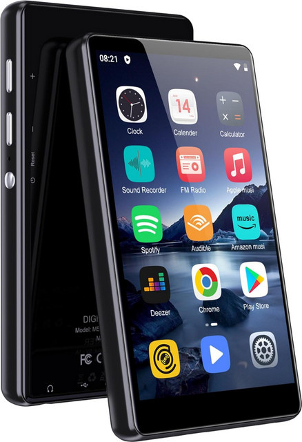Oilsky MP3-Player für Android mit 80 GB Speicher, Bluetooth, WLAN und 4,0 Zoll Voll-Touchscreen in Schwarz - Bild 1