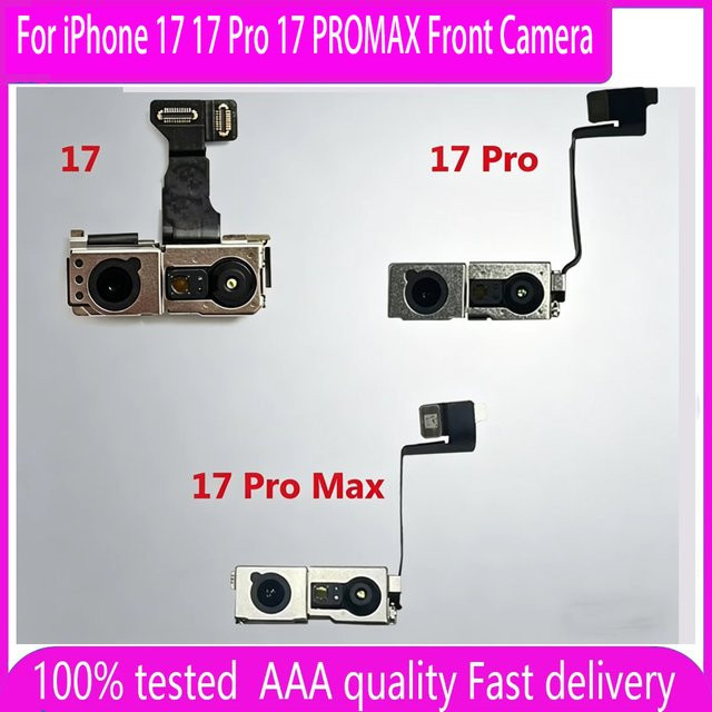 Sinbeda Frontkamera-Flexkabel in Schwarz für iPhone 17, 17 Pro und 17 Pro Max als Ersatzteil für Frontkamera und Näherungssensor - Bild 1