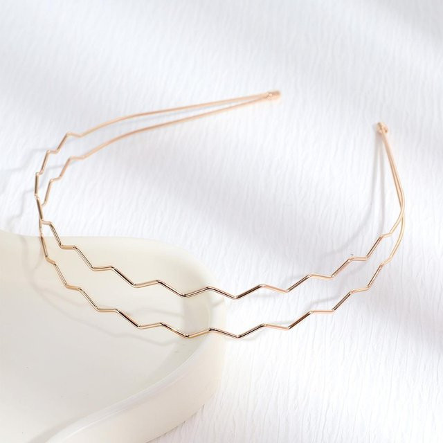 Rd lala Haarreifen, Goldene Wellen, Damen, white - Bild 1