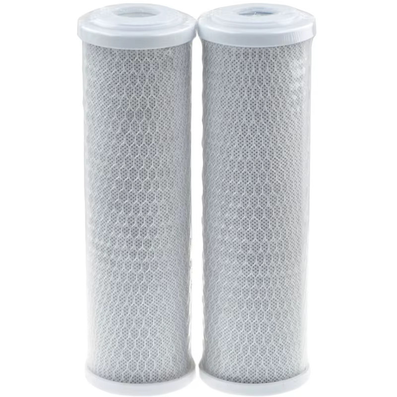 YenvQee Carbon Block CTO Wasserfilter 10 Zoll mit 5 Mikron Aktivkohle für Umkehrosmose, Weiß - Bild 2