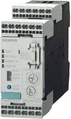 Siemens Auswerteeinheit mit 2 Schließern und 2 Öffnern, Farbe: Grau, 3RB2283-4AC1 - Bild 1