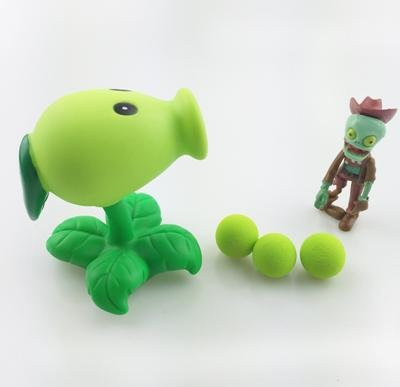 Yiran toy 1 Plants vs Zombies Erbsenschießer Actionfigur PVC - Bild 1