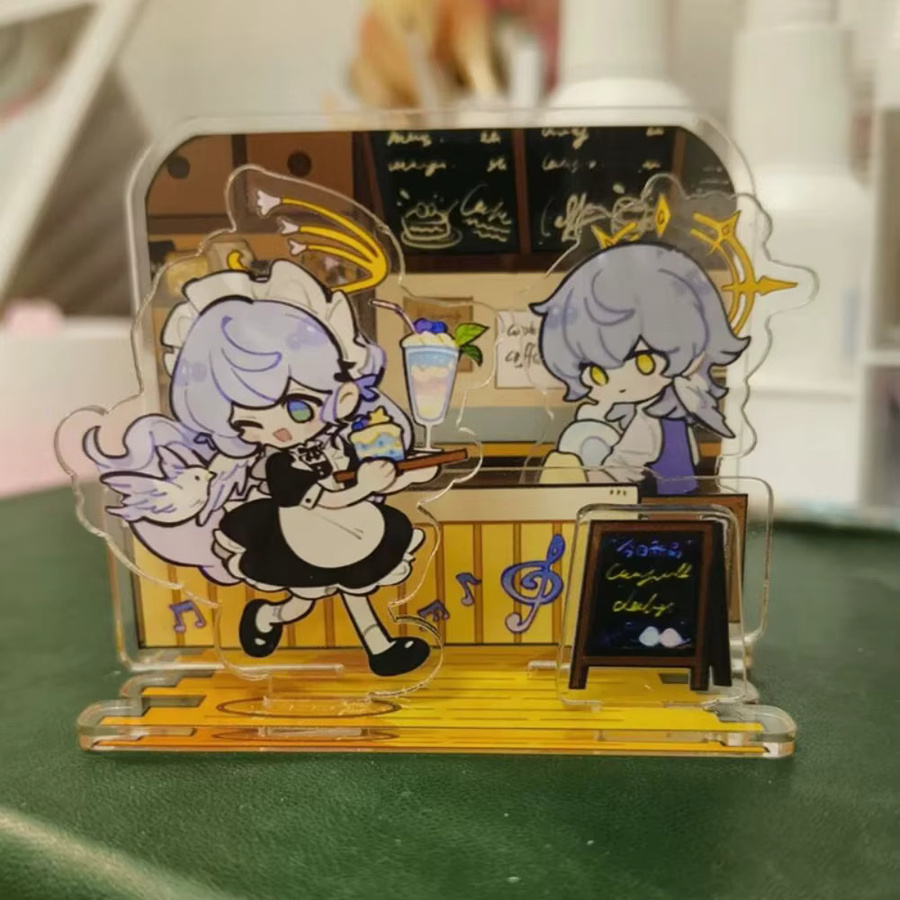 BOOCRE Honkai Star Rail Robin, Acryl Figur, Desktop Dekoration - Bild 3