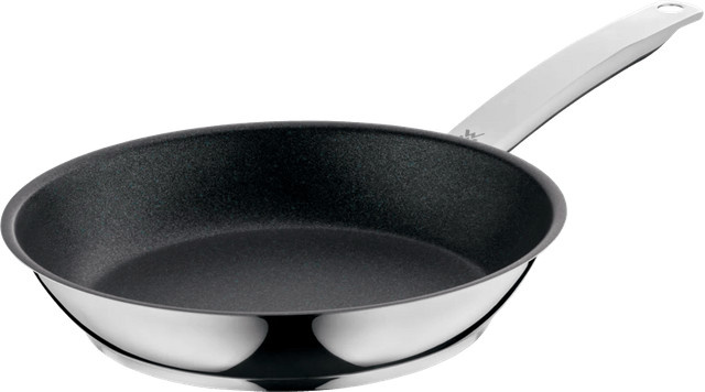 WMF PermaDur Advance Bratpfanne mit Antihaftbeschichtung aus Edelstahl und Aluminium in Schwarz/Silber, Durchmesser: 24 cm - Bild 1