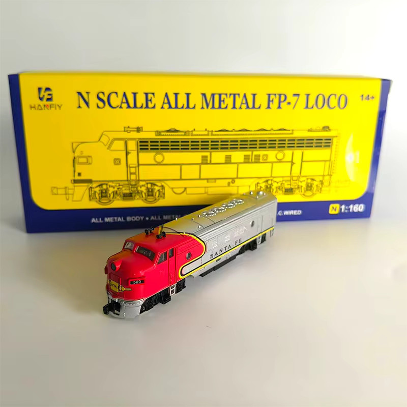 HYINUO FP-7 LOCO Eisenbahnmodell, 1:160 (Spur N), Vollmetall, ab 14 Jahren - Bild 3