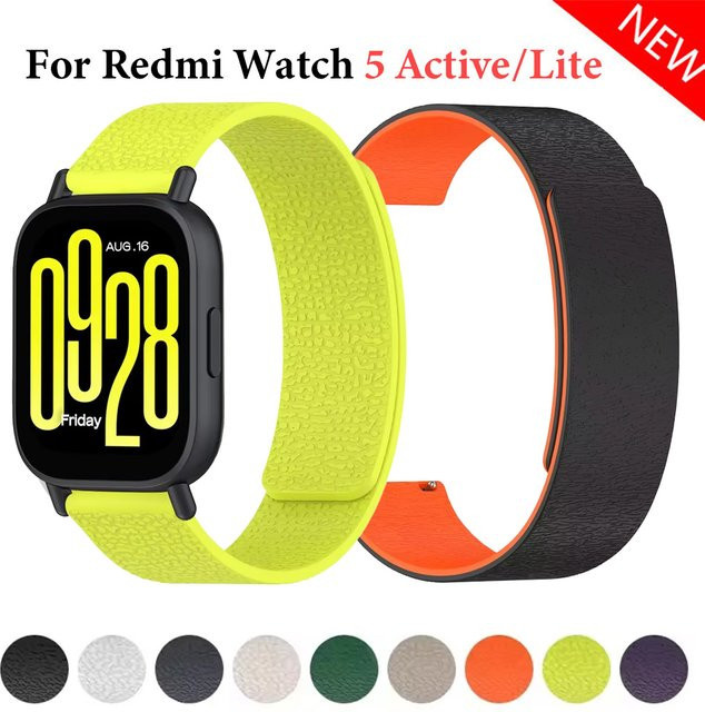 Uhrenarmband Xiaomi, Leder, Schwarz, Unisex - Bild 1