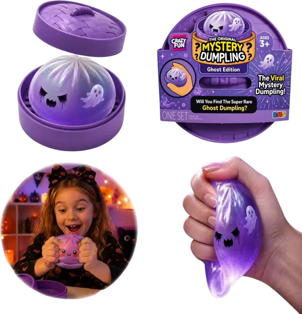 Schylling Halloween-Geisterknödel, Entspannungs-Spielzeug mit Dampfgarer - Bild 1