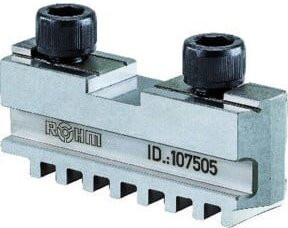 RÖHM Grundbacken-Set 3-teilig, gehärtet, Farbe: Silber, für Futter-Typ: 350 mm - Bild 1