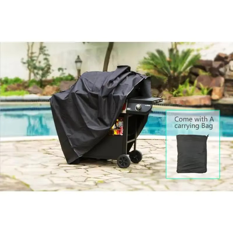 Wasserdichte Weber Grillabdeckung in Schwarz für runde Hochleistungs-Charbroil-Grills zum Schutz vor Staub und Regen - Bild 4