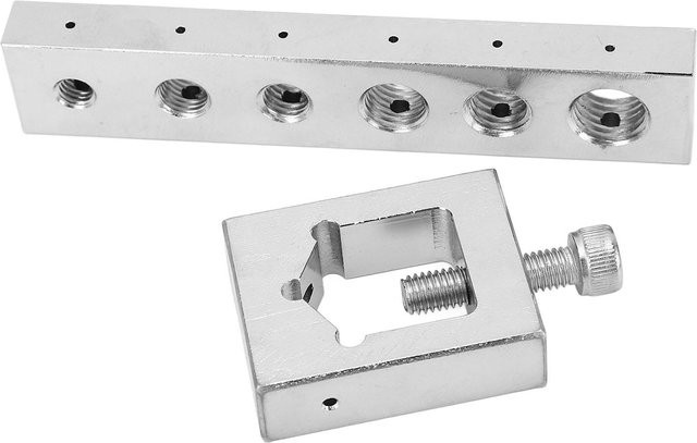 Igeteck Sicherungsdraht Mutter Kit aus Kohlenstoffstahl in Weiß und Silber - Bild 1