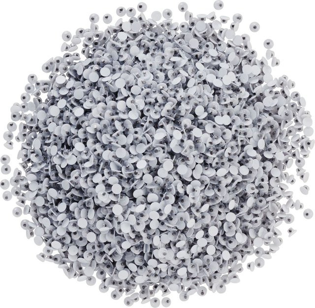 VBS Wackelaugen zum Aufkleben Rund 4 mm 4.000 Stück - Bild 1