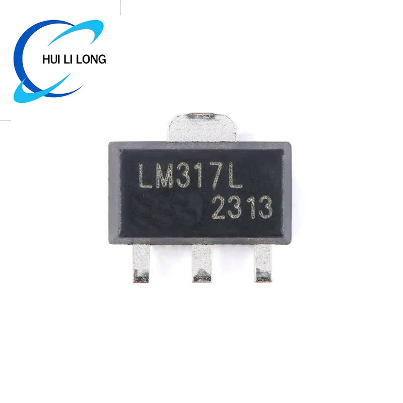 10er Set LM317L LM317LIPK einstellbare Spannungsregler IC Chips im SOT-89-3 Gehäuse, Farbe: Schwarz - Bild 2