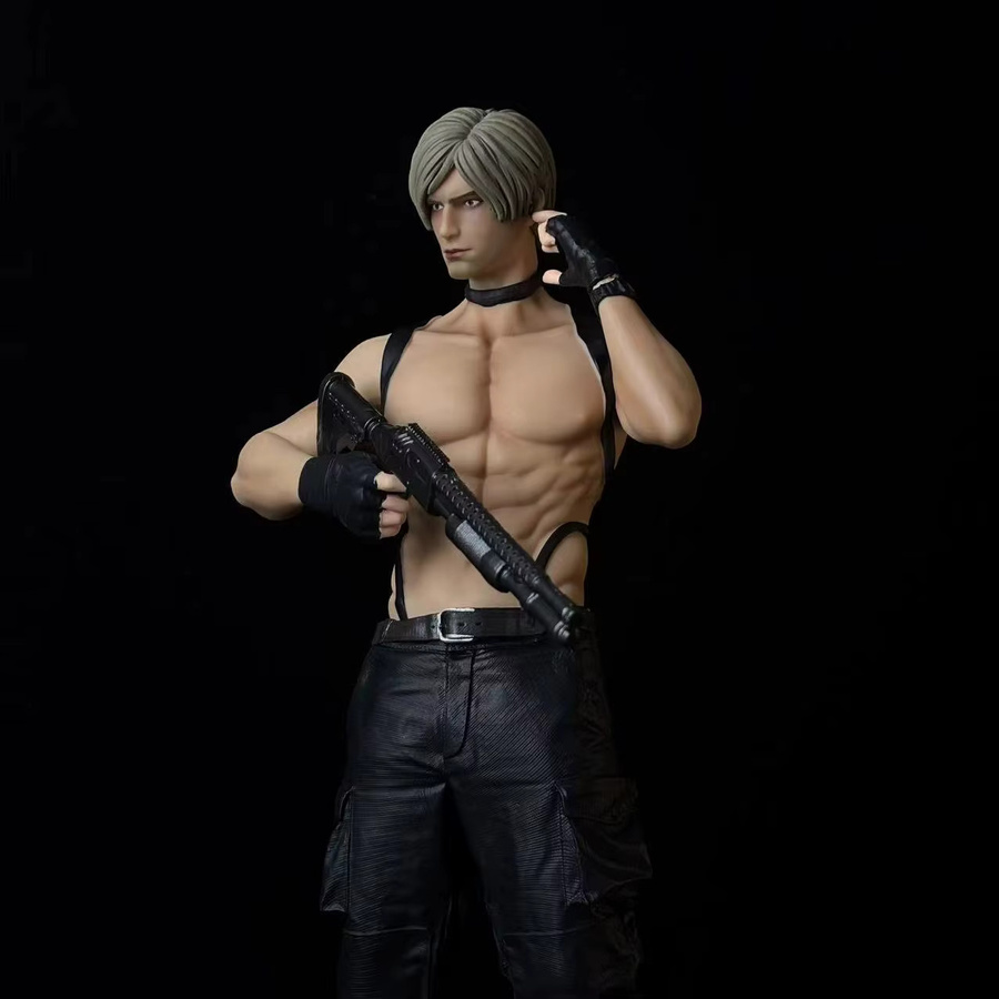 Bandai Resident Evil Leon S. Kennedy, Anime-Figur, Statue, Schwarz - Bild 2