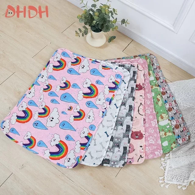 DHDH Feuchtigkeitsbeständige Haustier-Bodenmatte in Multicolour, atmungsaktive Schlafmatte für Hunde und Katzen - Bild 1