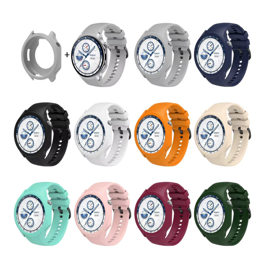 DITIPOO Schutzhülle Silikon, Bunt, für Oppo Watch X/OnePlus Watch2 - Bild 2