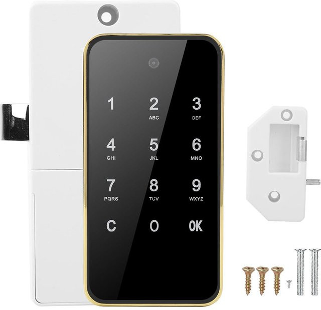 ZuiyouSports Elektronisches Passwortschloss Smarte Digitale Schließung für Aktenschrank Schließfach und Sauna in Gold, Silber oder Weiß - Bild 1