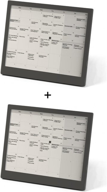 TRMNL X E-Ink Display 10,3 Zoll 2er-Set Schwarz - Bild 1