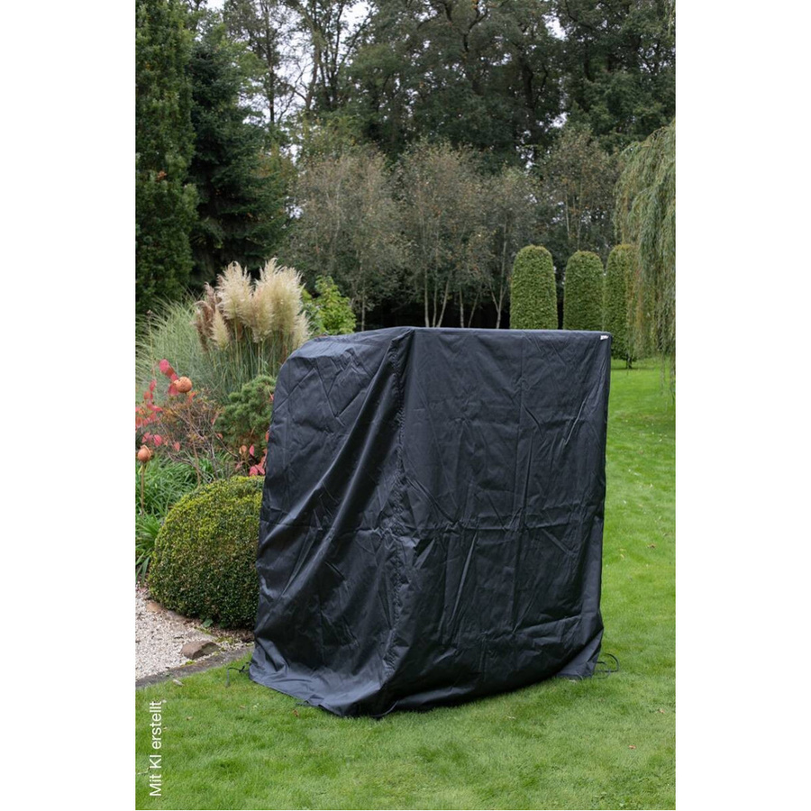 deVries Strandkorb-Schutzhaube Premium XL in Dunkelgrau, B/H/T: 135 x 165 x 95 cm - Bild 2