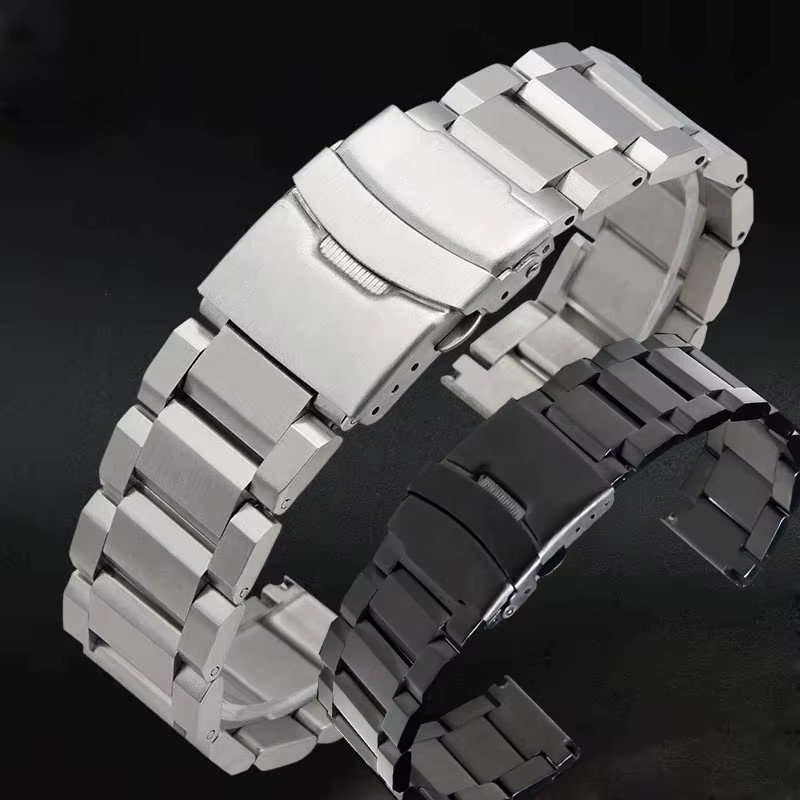 Zhuolei Uhrenarmband Edelstahl, Silber, Herren - Bild 1