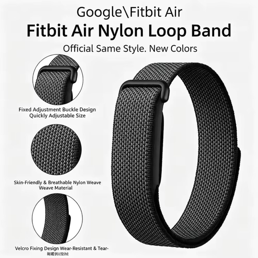 Mptionx Uhrenarmband Nylon, Klettverschluss, Unisex - Bild 2