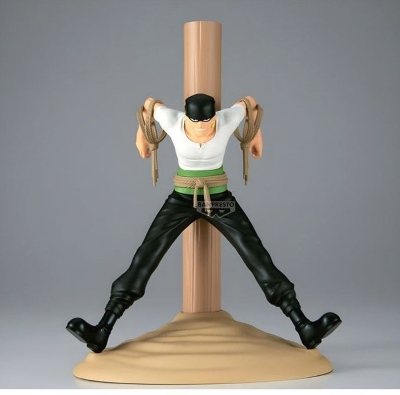 Banpresto One Piece Fig Life Anime Figur Zoro Roronoa in Weiß, Höhe: 17 cm - Bild 1