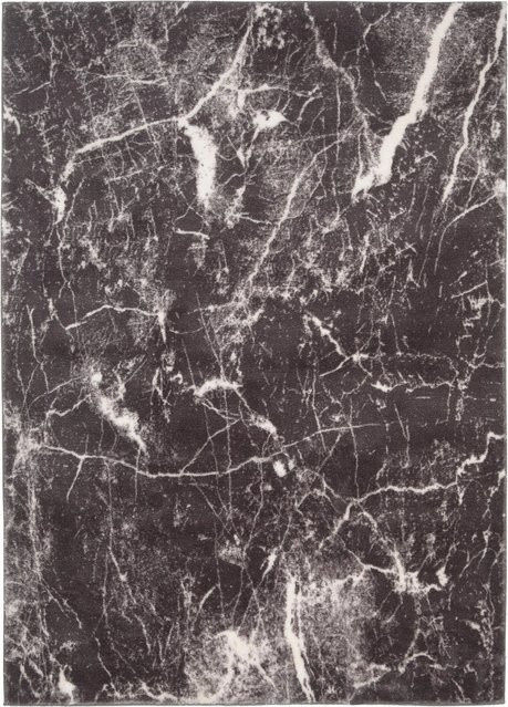 Mömax Webteppich Nemos3 in Schwarz und Anthrazit mit Steinoptik, B/T: 120 x 170 cm - Bild 1