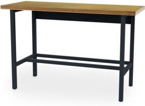 STIER Werkbank aus Stahl und Holz in Grau und Mehrfarbig, B/T/H: 150 x 60 x 96 cm - Bild 1