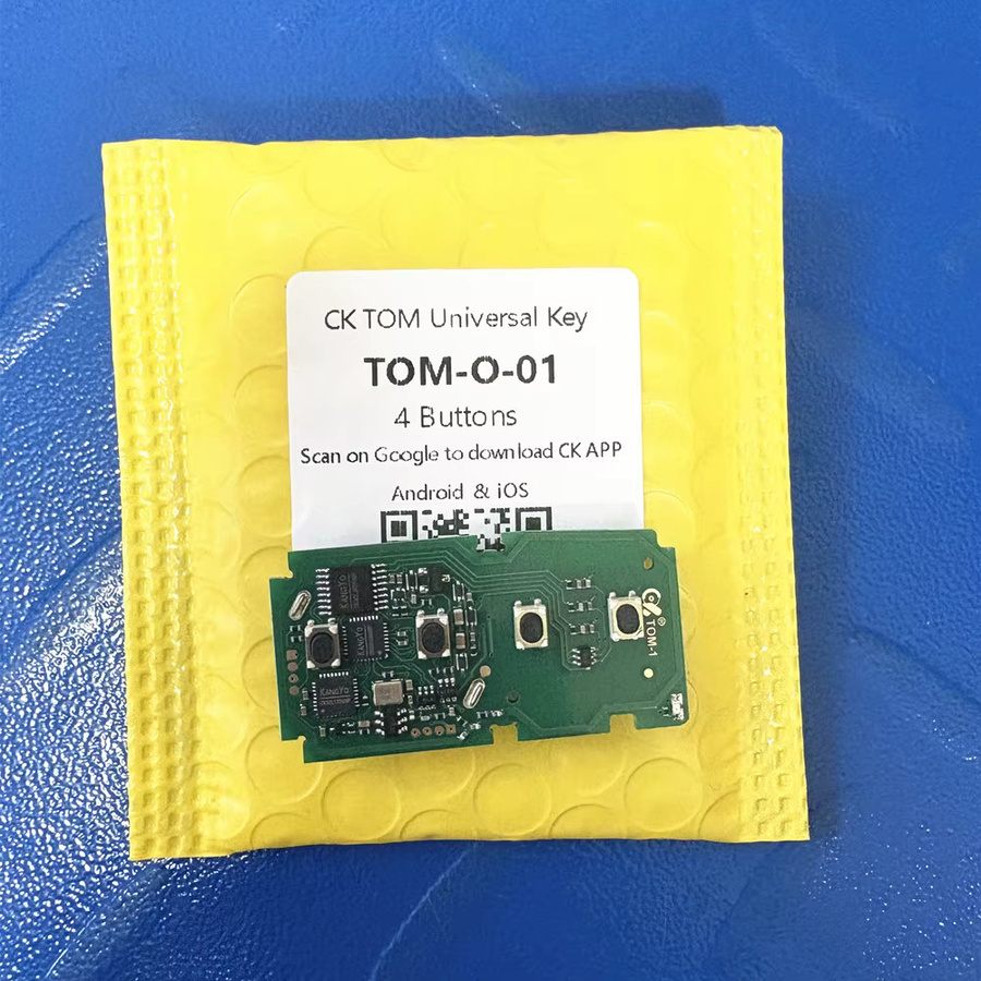 CK TOM Universalschlüssel TOM-O-01 Smart PCB Fernbedienungsplatine für Toyota RAV4 Hilux Land Cruiser und Lexus RX350, Farbe: Grün, unterstützt 8A/4D - Bild 4