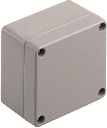 Weidmüller KLIPPON K1 EX RAL7001 Aluminium Gehäuse in Silber-Grau, B/T/H: 7,0 x 7,0 x 4,5 cm - Bild 1