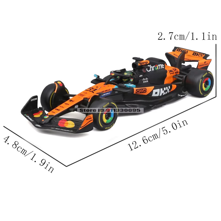 Bburago McLaren MCL39, Legierungsauto, Druckgussmodell, 1:43, ab 14 Jahren - Bild 3