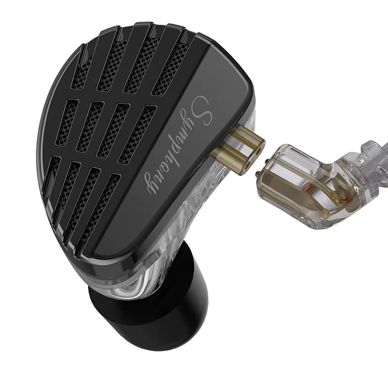 KZ Symphony Hybrid In-Ear-Monitor-Kopfhörer mit 13,2 mm Planar-Treiber und 6 mm dynamischem Treiber - Bild 3