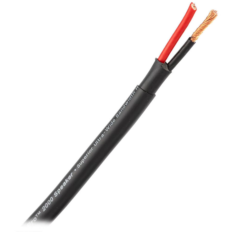 Monster Cable Studio Pro 2000 HiFi-Lautsprecherkabel in Schwarz, professionelles OFC-Audiokabel für Hi-Fi und Heimkino, 2–12 AWG - Bild 2