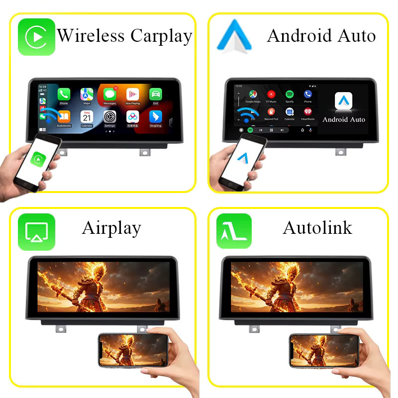 AUTOTOP 10,25 Zoll Linux Touchscreen für BMW X3 F25 und X4 F26 (2011-2016) mit CIC NBT, Android Auto, Bluetooth, Youtube und Airplay in Schwarz - Bild 5