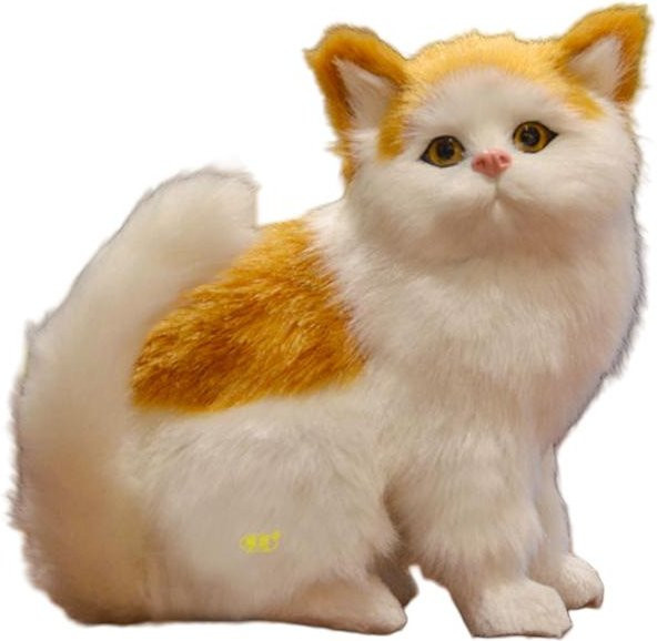 Yiran toy Sitzkatze Plüschtier, Kätzchenmodell, 16cm - Bild 1