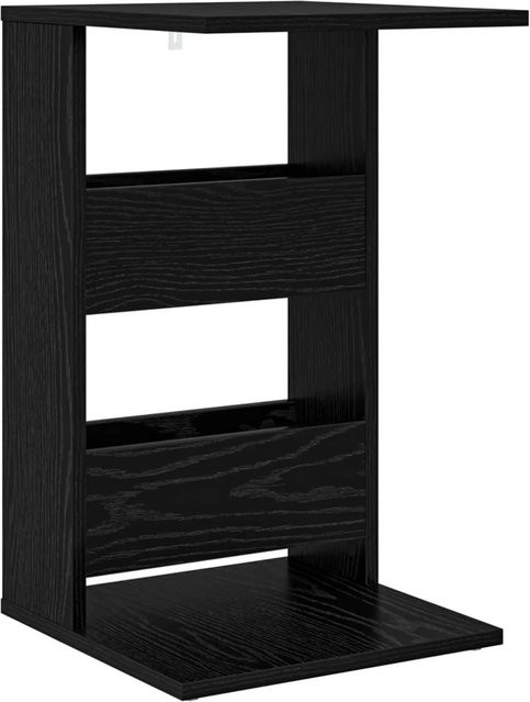 vidaXL Beistelltisch in Schwarz mit Eichen-Optik, B/T/H: 40 x 35 x 60,5 cm - Bild 1