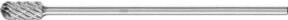 PFERD Hartmetall Hochleistungsfrässtift STEEL Walzenrund WRC Farbe: Silber, Durchmesser: 12 mm, Länge: 25 mm, Schaft-Durchmesser: 6 mm, Schaft-Länge: 150 mm, für Stahl - Bild 1