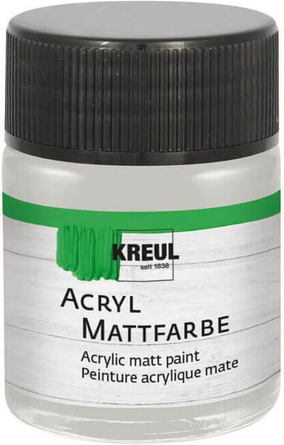 Kreul Acryl Mattfarbe Silber 50 ml - Bild 1
