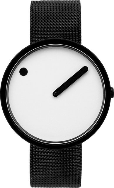 Picto Armbanduhr, Quarz, Kunststoff, Weiß, 34 mm, Unisex - Bild 1