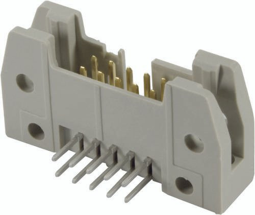 HARTING Messerleiste 09185506921 aus Messing in Grau mit 2 Reihen - Bild 1