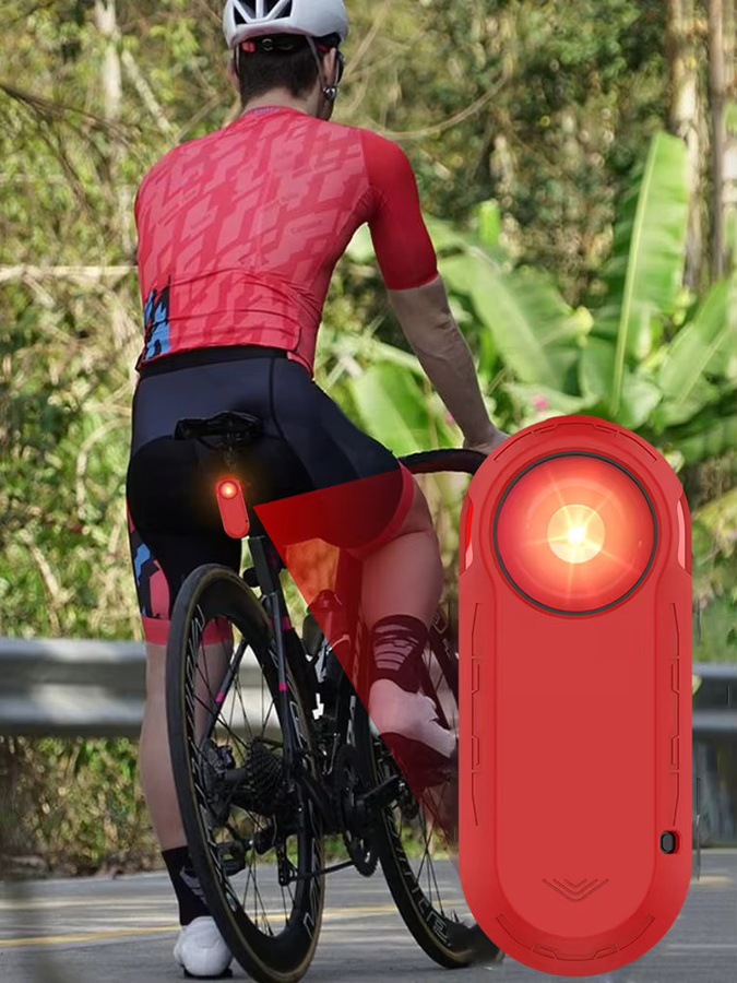 Premium-Silikon-Schutzhülle für Garmin Varia RTL515 Fahrrad-Radarlicht in Weiß - Bild 7