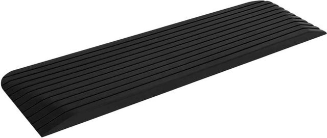 DELUKE Brückenschwellenrampe THEO Kabelbrücke Bodenschwelle Überfahrschutz aus Gummi, Farbe: Schwarz, B/T/H: 110 x 32 x 3,8 cm - Bild 1