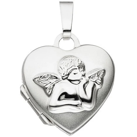 Colkid Kindermedallion Herz Engel, 925 Silber, Kinder - Bild 1