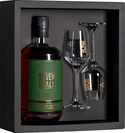 Seven Seals Innovation Single Malt Whisky Peated Port Wood Finish, Schweiz, 0,7 l, 46,0 % Vol.