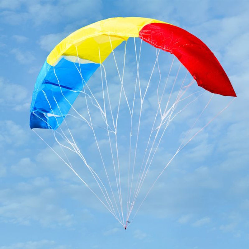 YUENHOANG Paraglider Baldachin aus 20D Nylon mit Draht, mehrfarbig, Durchmesser: 81 cm - Bild 1