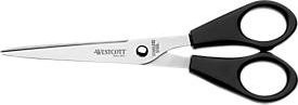 Westcott Universalschere gerade in Schwarz aus Edelstahl und Kunststoff, 15,5 cm - Bild 2
