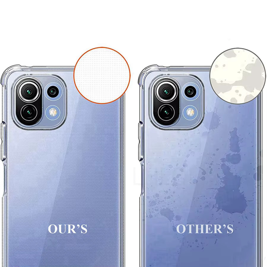Stoßfeste Silikonhülle für Xiaomi Redmi Note 14 Pro Plus 5G, transparent - Bild 3